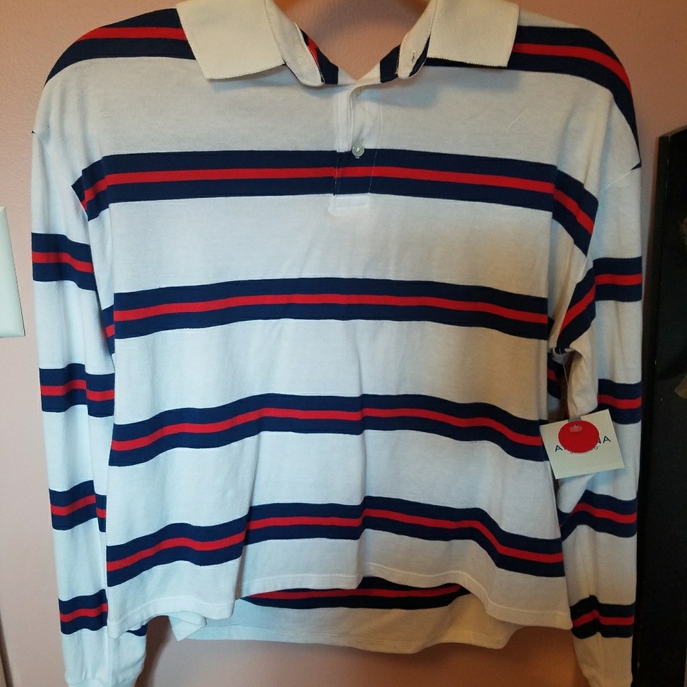 ☄Arizona Jean Co. Striped Crop Top